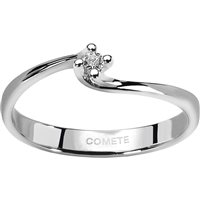 Anello Comete Donna in Oro bianco Diamante 0.03 Ct ANB722 - ANB722